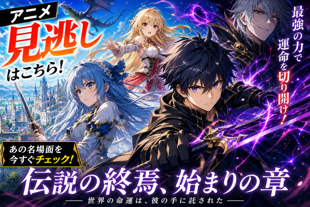 アニメ 見逃し アニメ全話無料視聴 動画配信サービス比較
