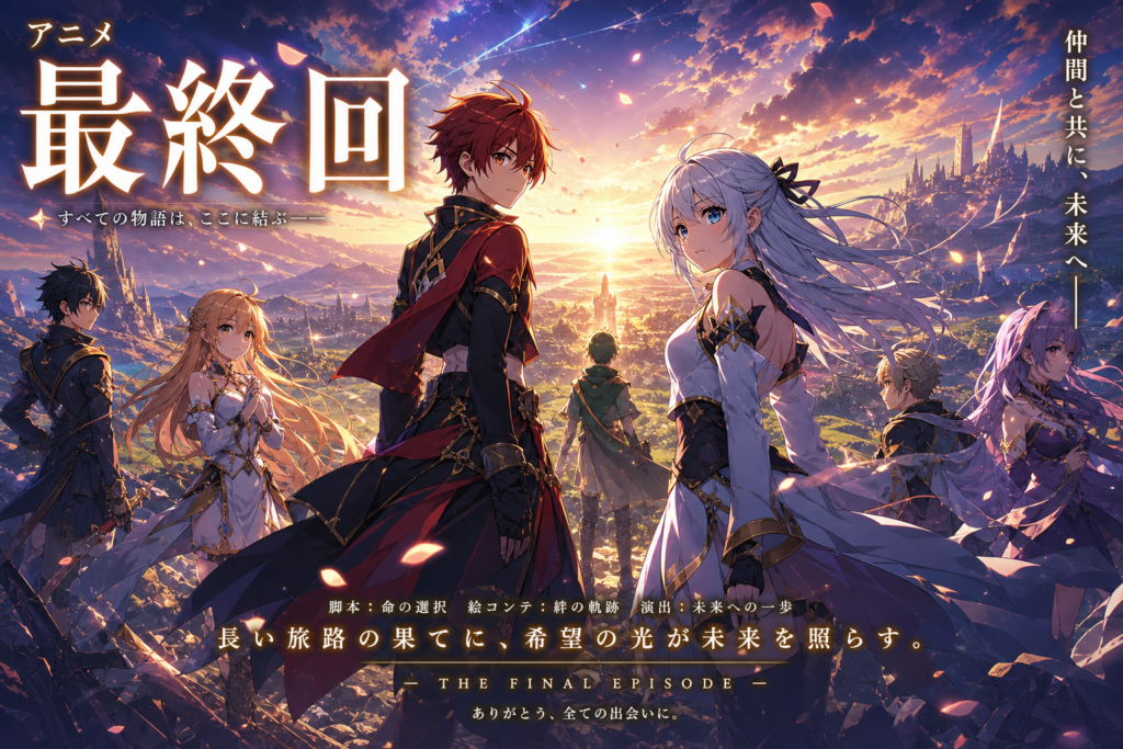 アニメ 最終回 アニメ全話無料視聴 動画配信サービス比較