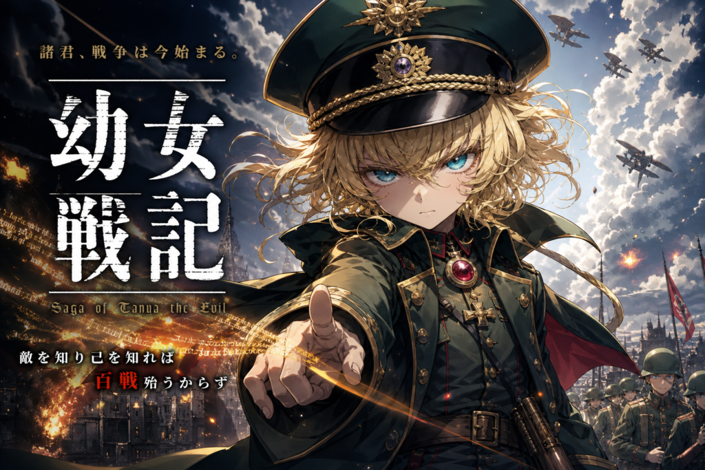 幼女戦記 アニメ全話無料視聴 動画配信サービス比較